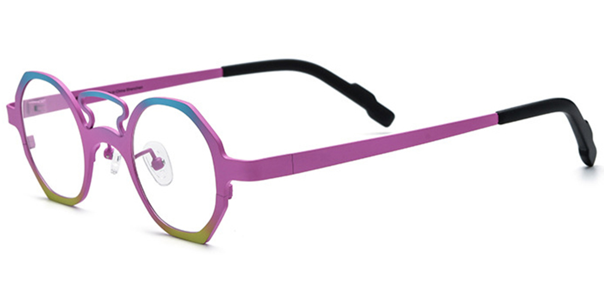 Titanium Geometric Frame gradient_purple