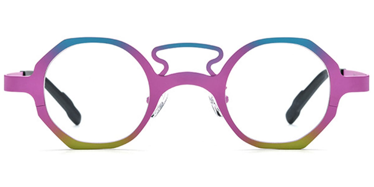 Titanium Geometric Frame gradient_purple