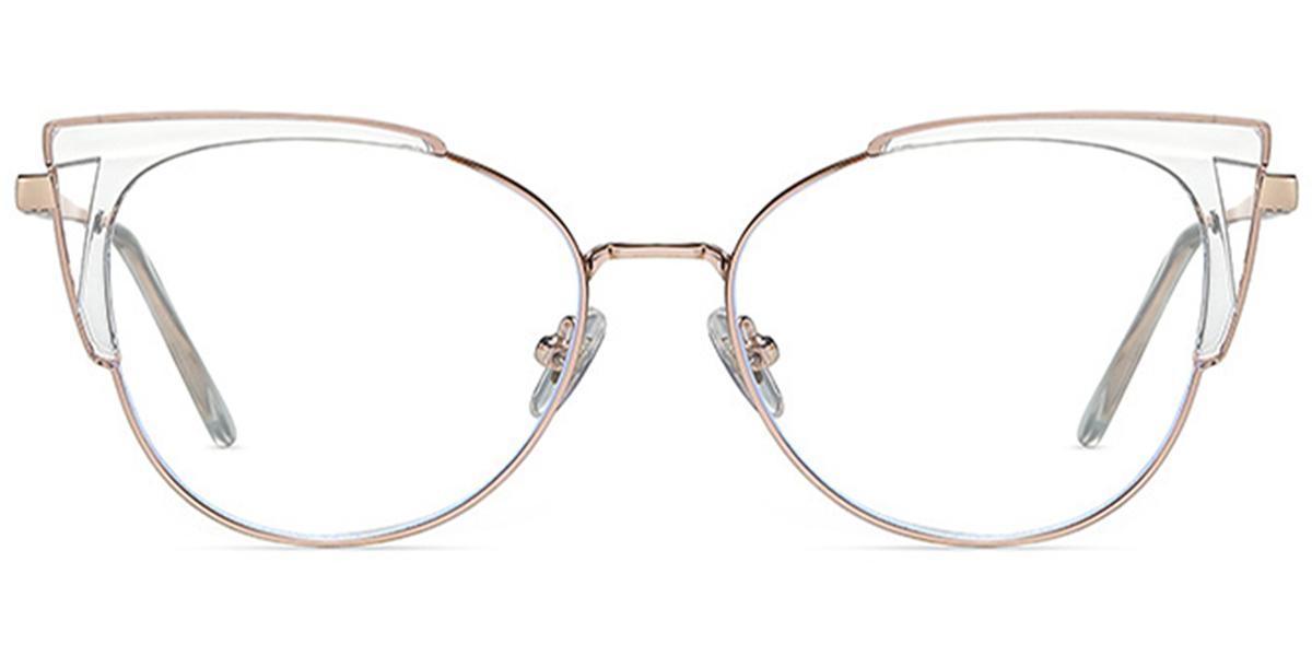 Cat Eye Frame translucent-white