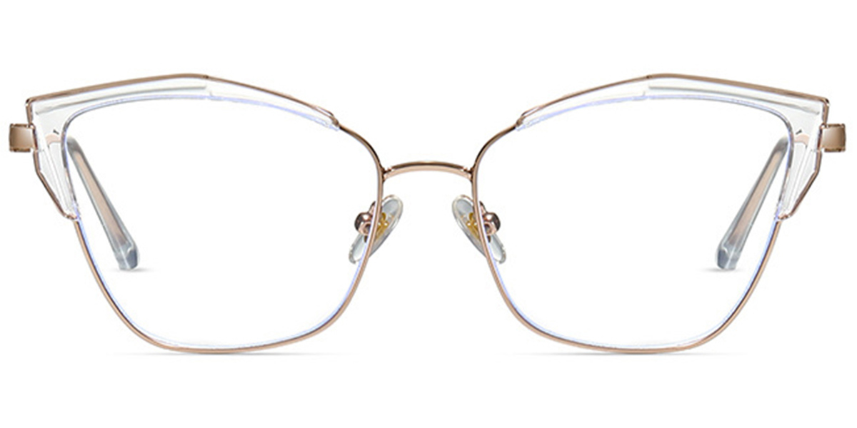 Cat Eye Frame translucent-white