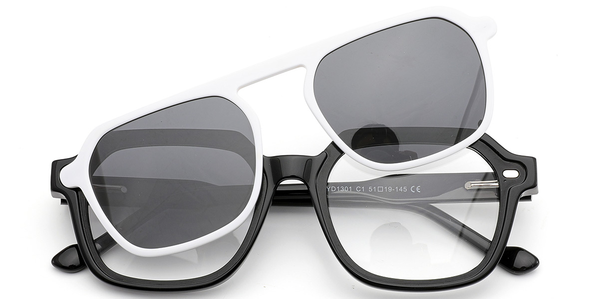 Acetate Square Frame black