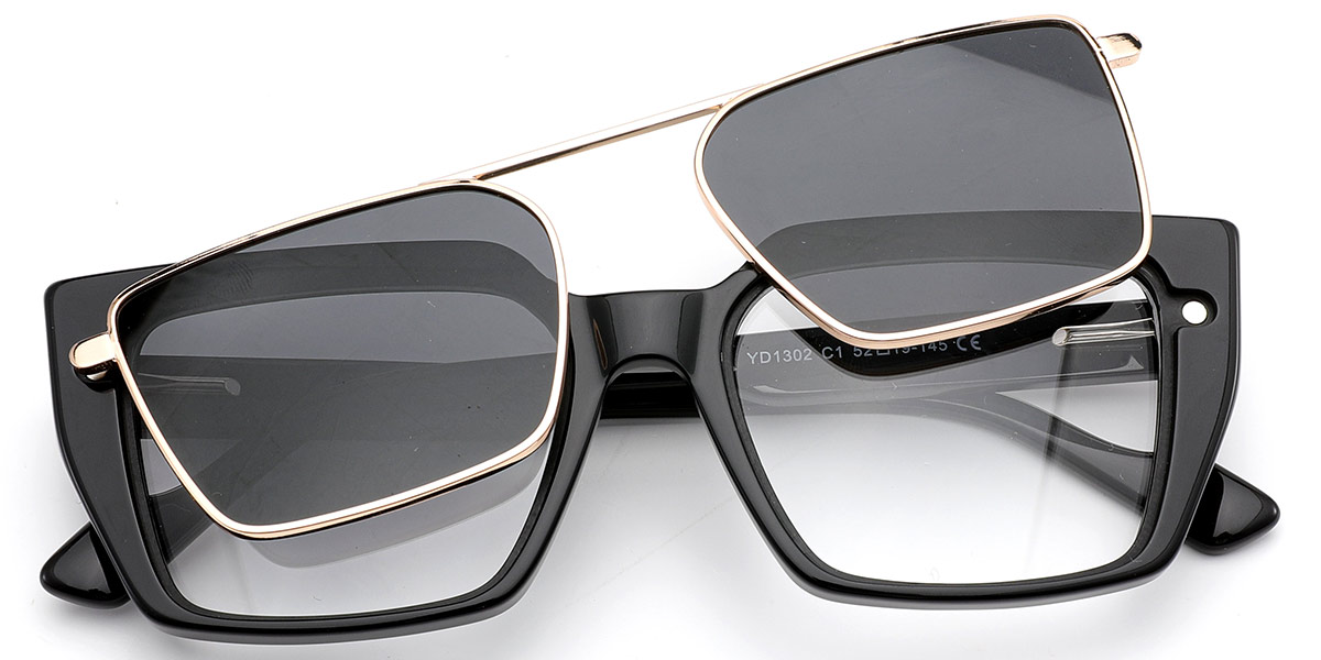 Acetate Square Frame black