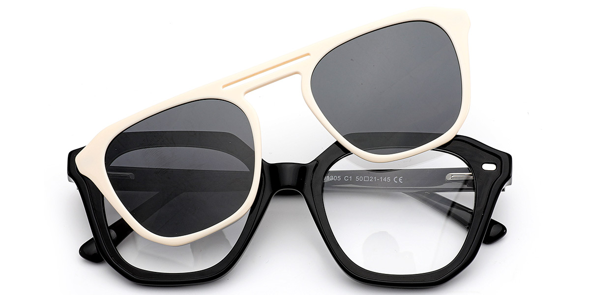 Acetate Square Frame black