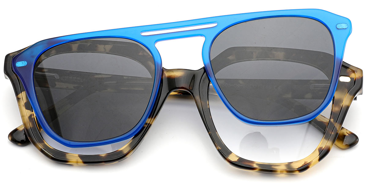 Acetate Square Frame tortoiseshell