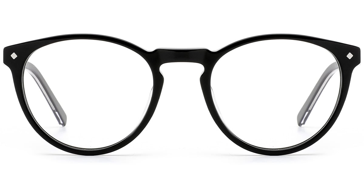 Acetate Oval Frame black