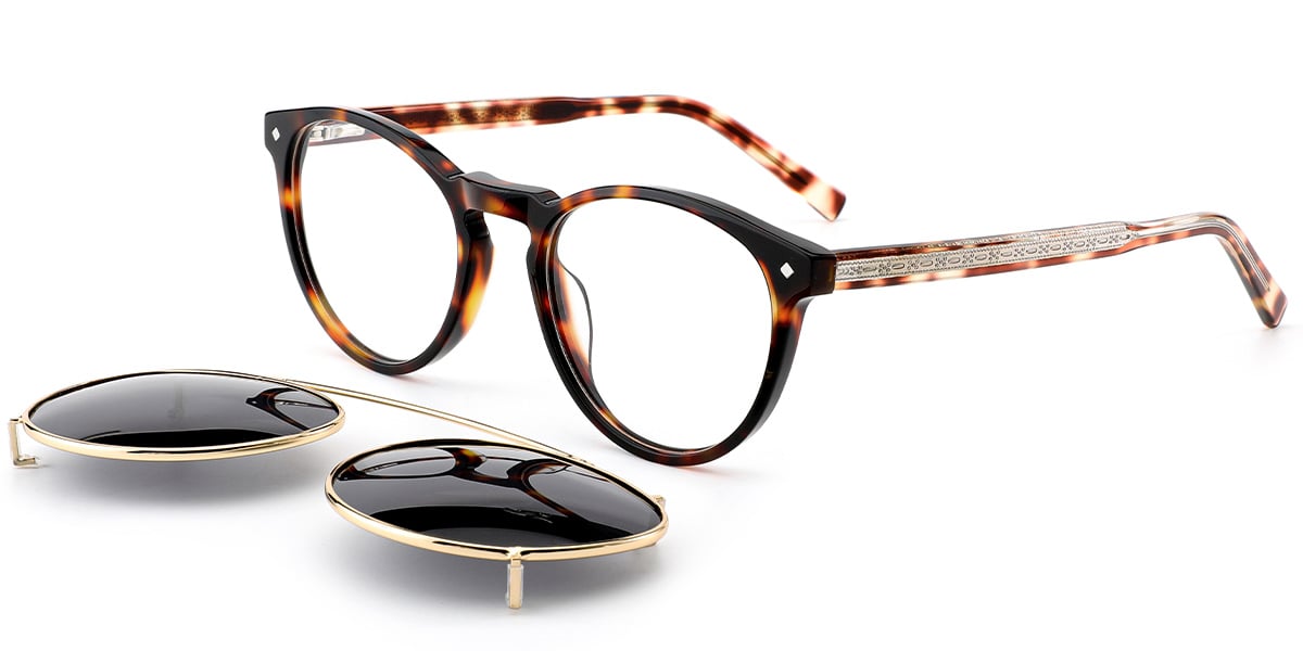 Acetate Oval Frame tortoiseshell