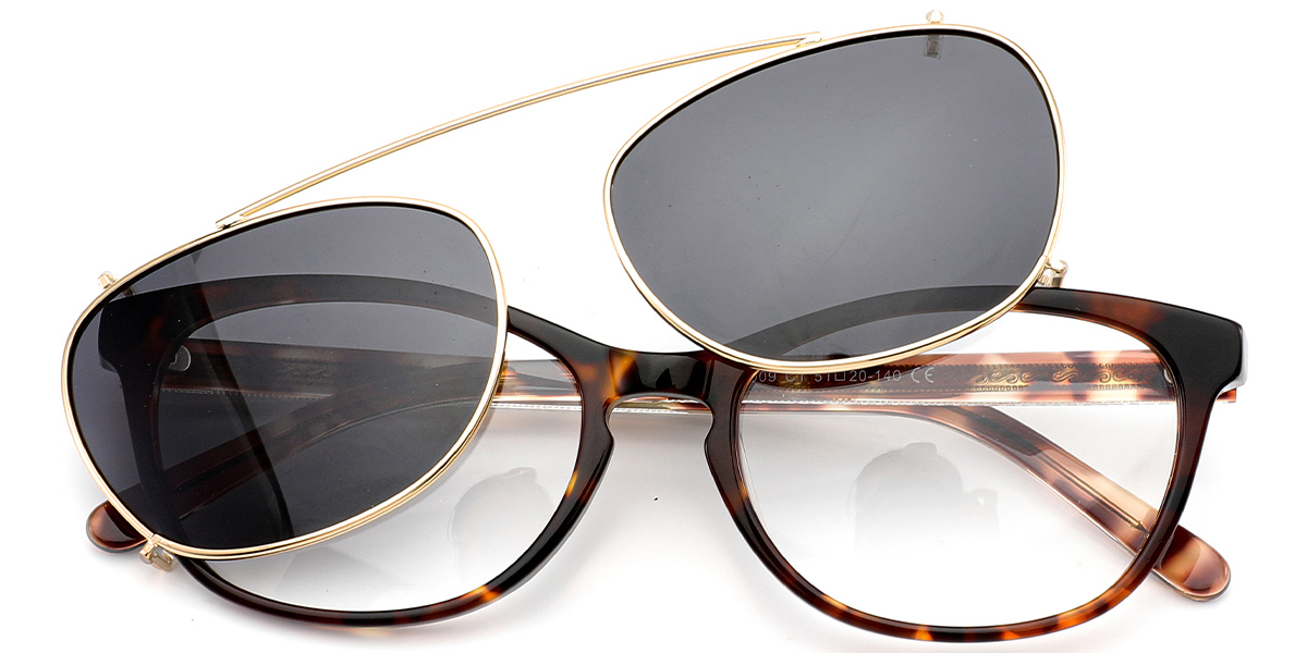 Acetate Rectangle Frame tortoiseshell