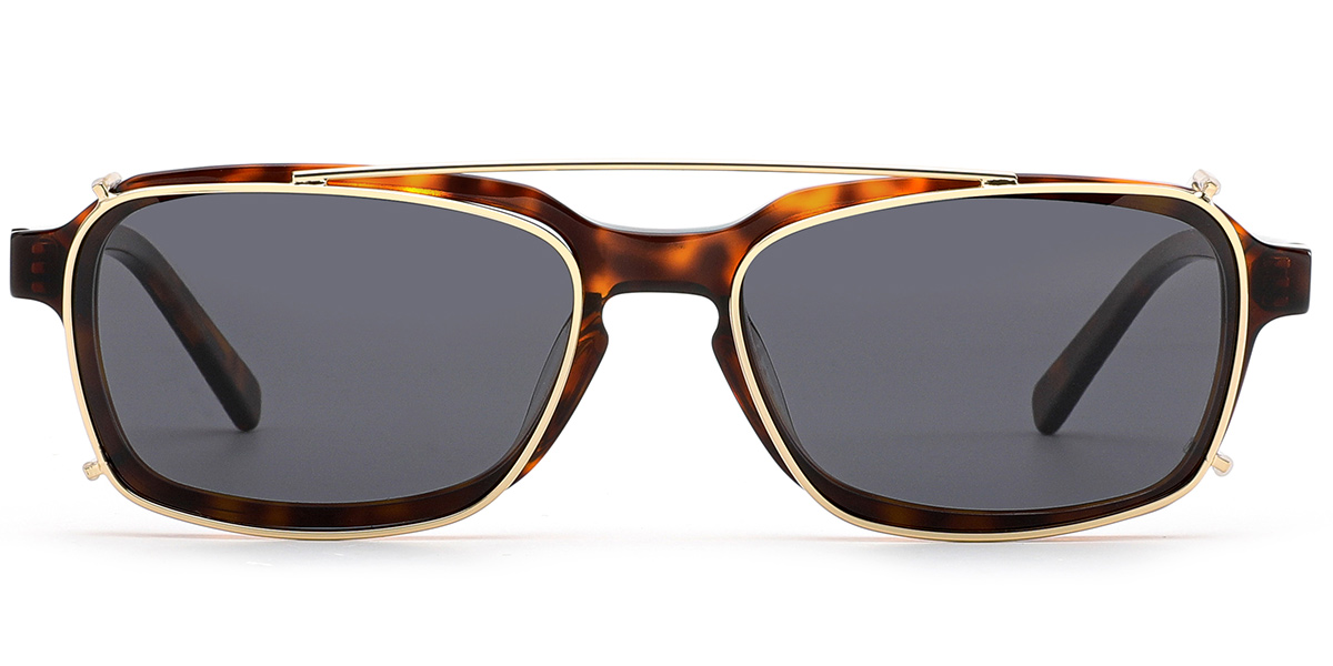 Acetate Rectangle Frame tortoiseshell