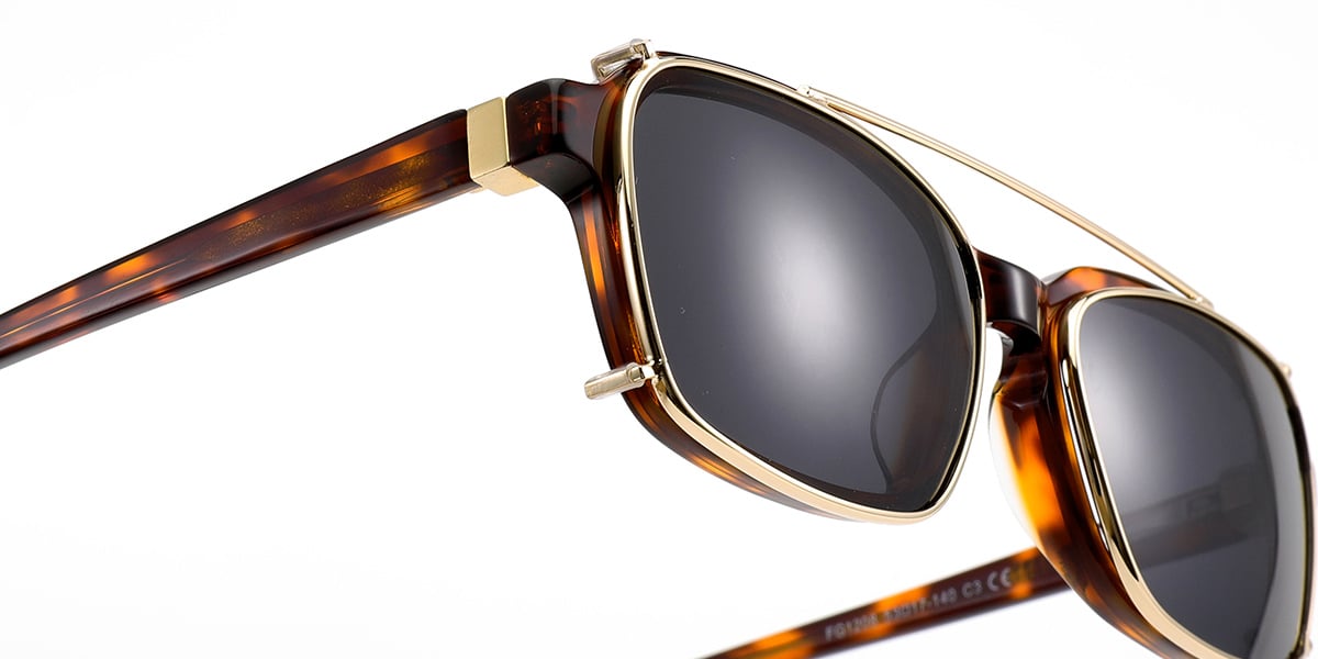 Acetate Rectangle Frame tortoiseshell