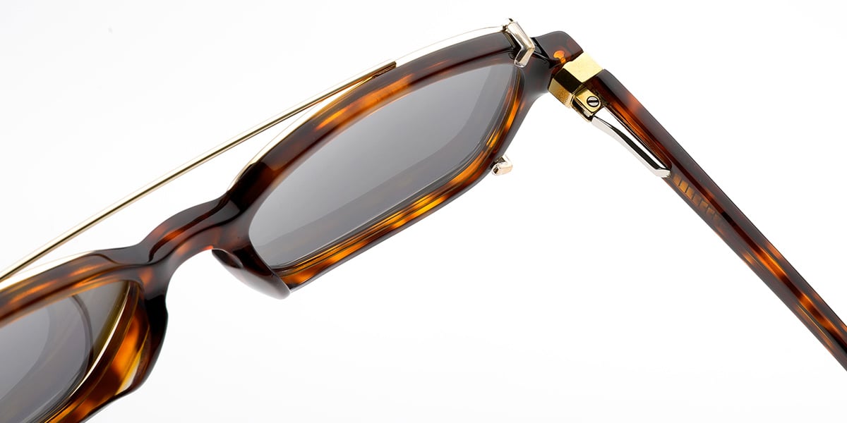 Acetate Rectangle Frame tortoiseshell