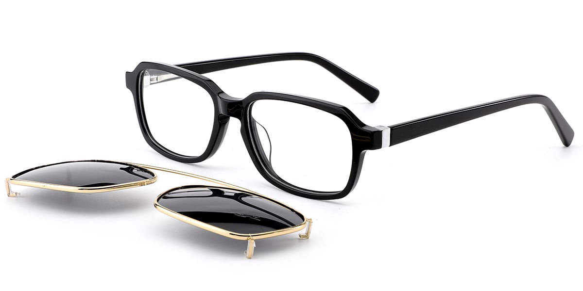 Acetate Rectangle Frame black