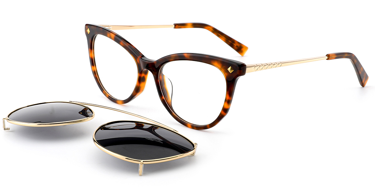 Acetate Cat Eye Frame tortoiseshell