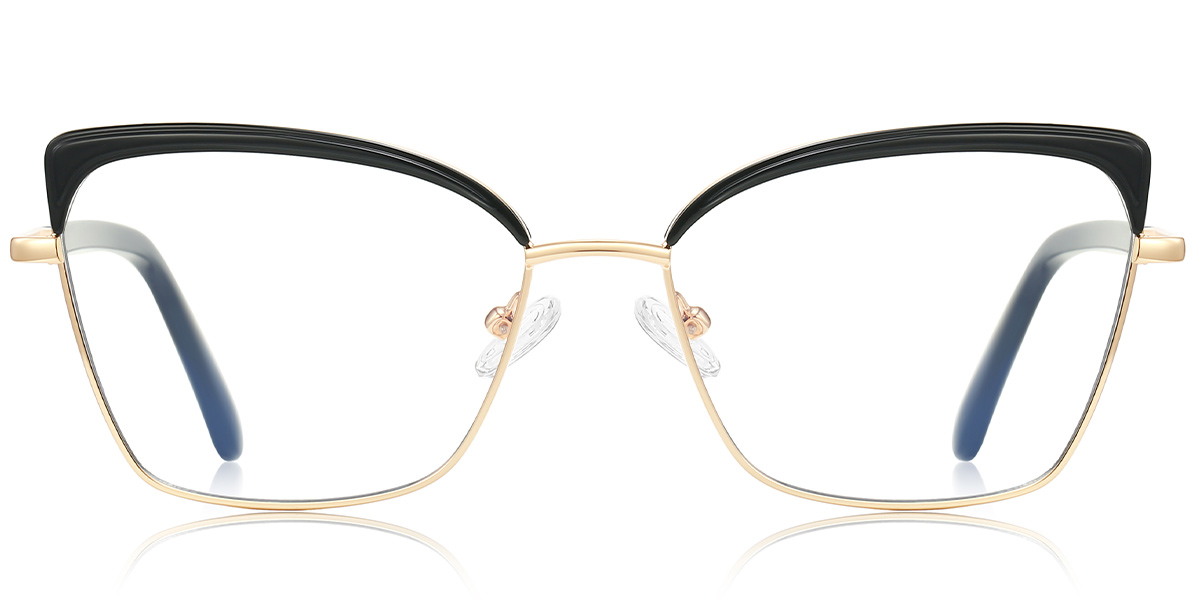 Cat Eye Browline Frame black