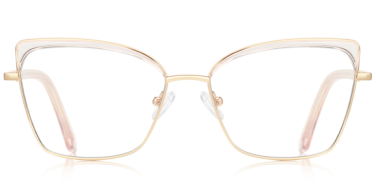 Cat Eye Browline Frame pink