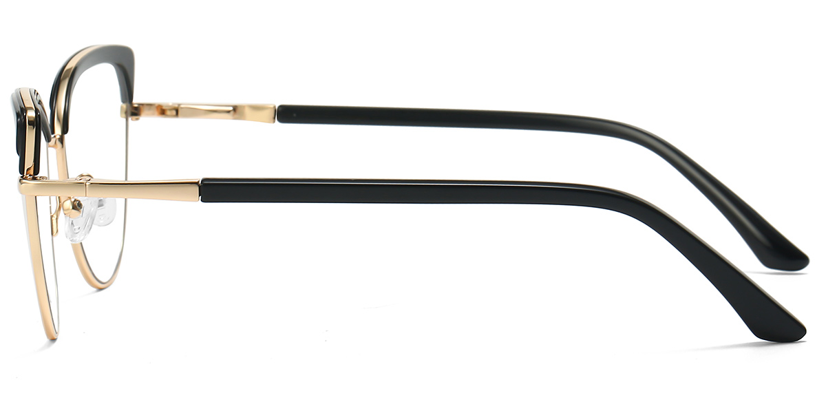 Cat Eye Browline Frame black