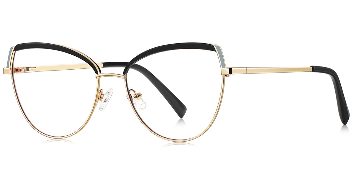 Cat Eye Browline Frame black