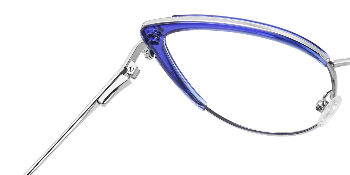 Cat Eye Frame blue