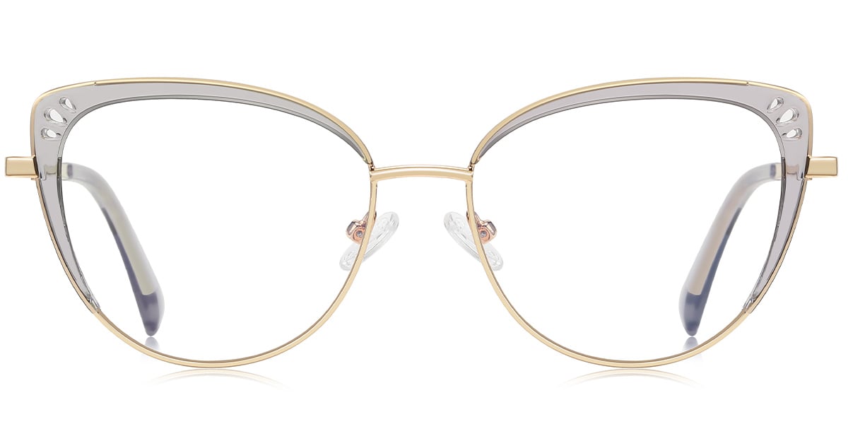 Cat Eye Frame translucent-grey