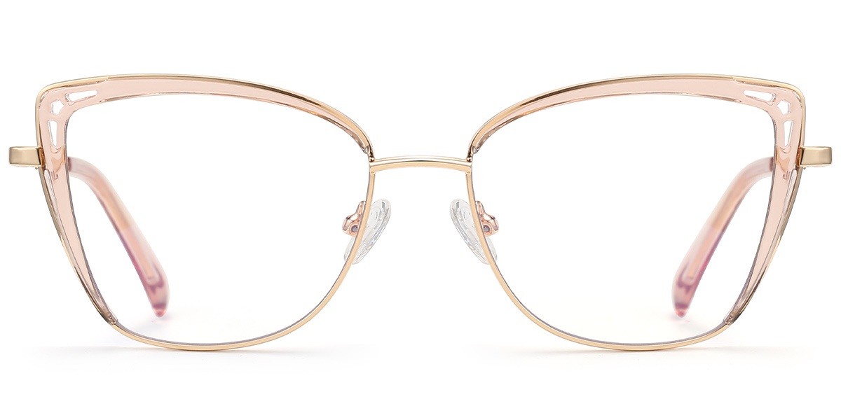 Cat Eye Frame translucent-light_brown