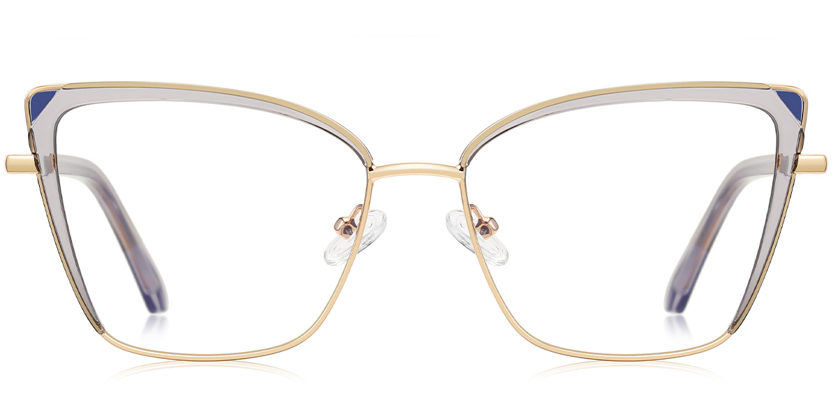 Cat Eye Frame translucent-grey