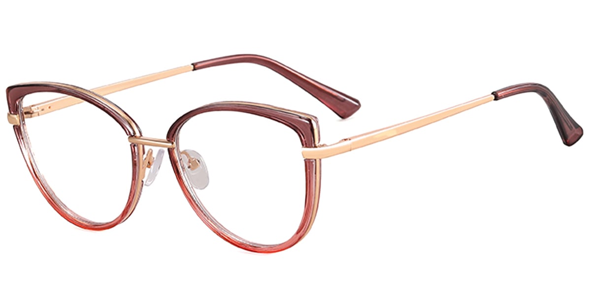 Cat Eye Frame gradient_pink