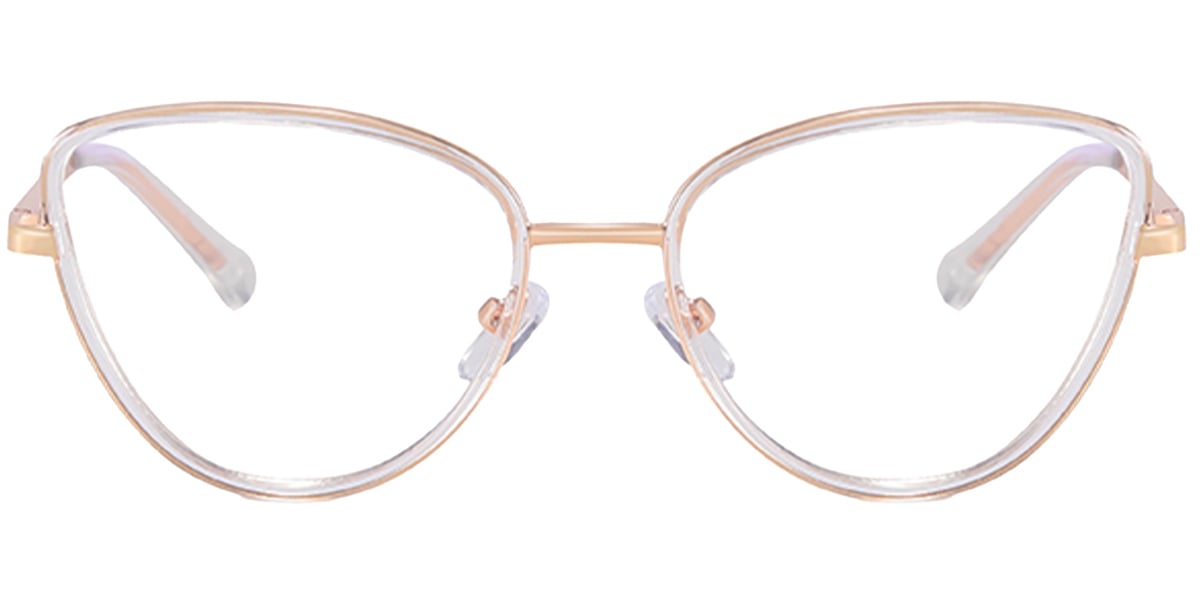 Kid's Cat Eye Frame translucent-white