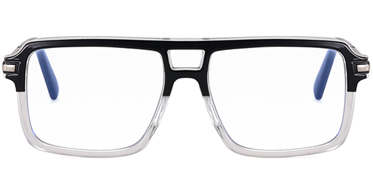 Kid's Aviator Frame pattern-black