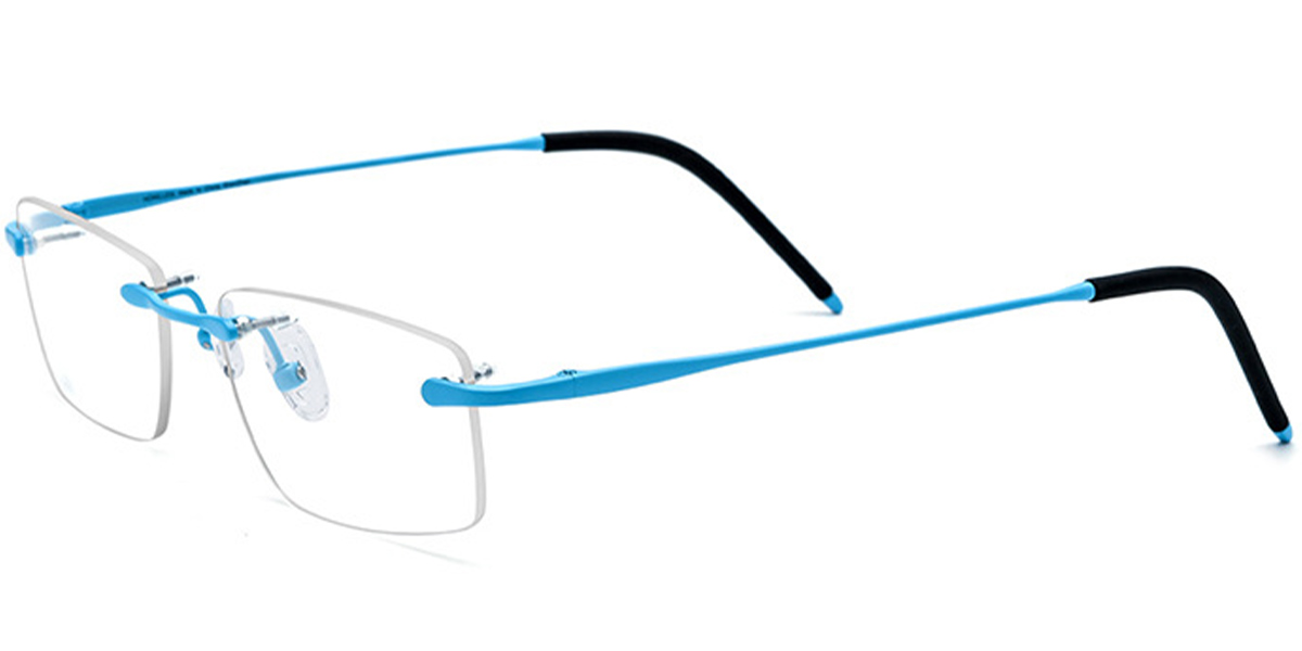 Titanium Rectangle Frame blue