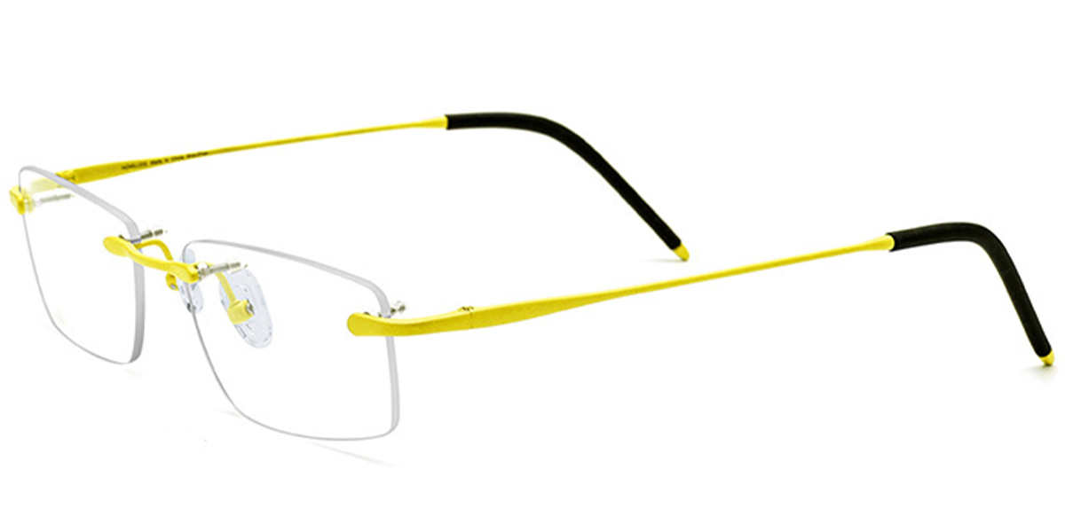 Titanium Rectangle Frame yellow