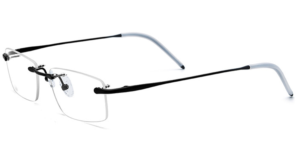 Titanium Rectangle Frame black