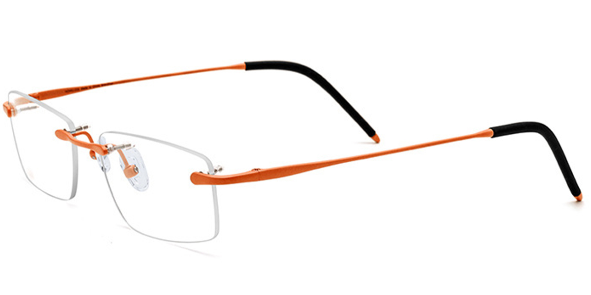 Titanium Rectangle Frame orange