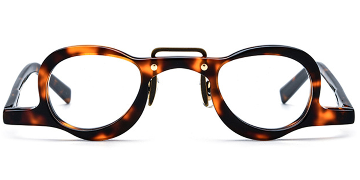 Acetate Geometric Frame tortoiseshell