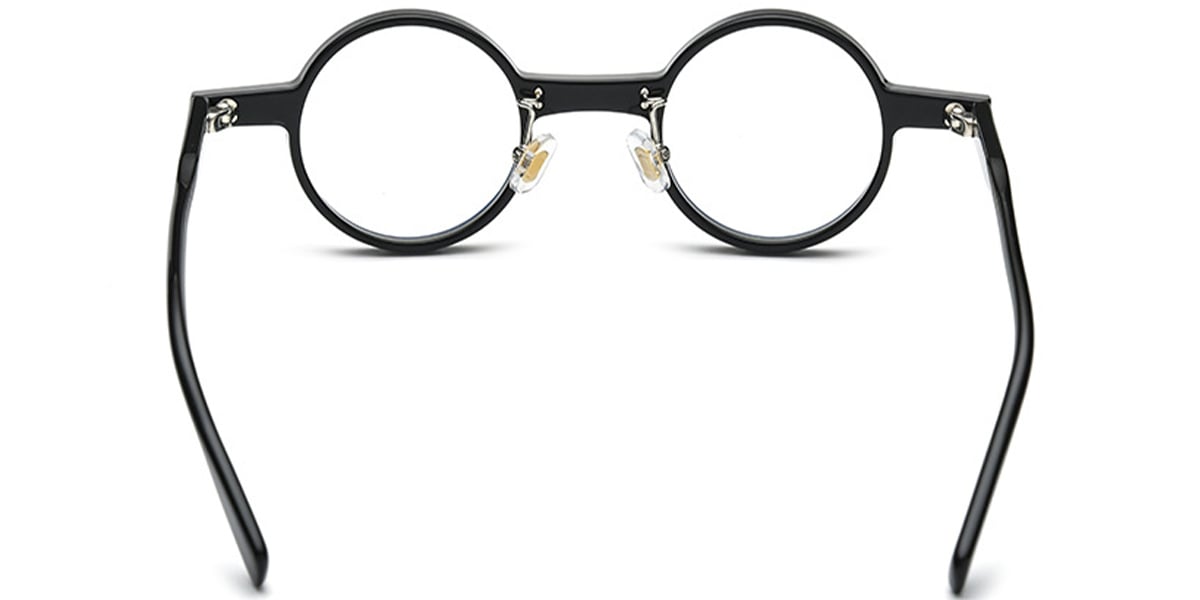 Acetate Round Frame black