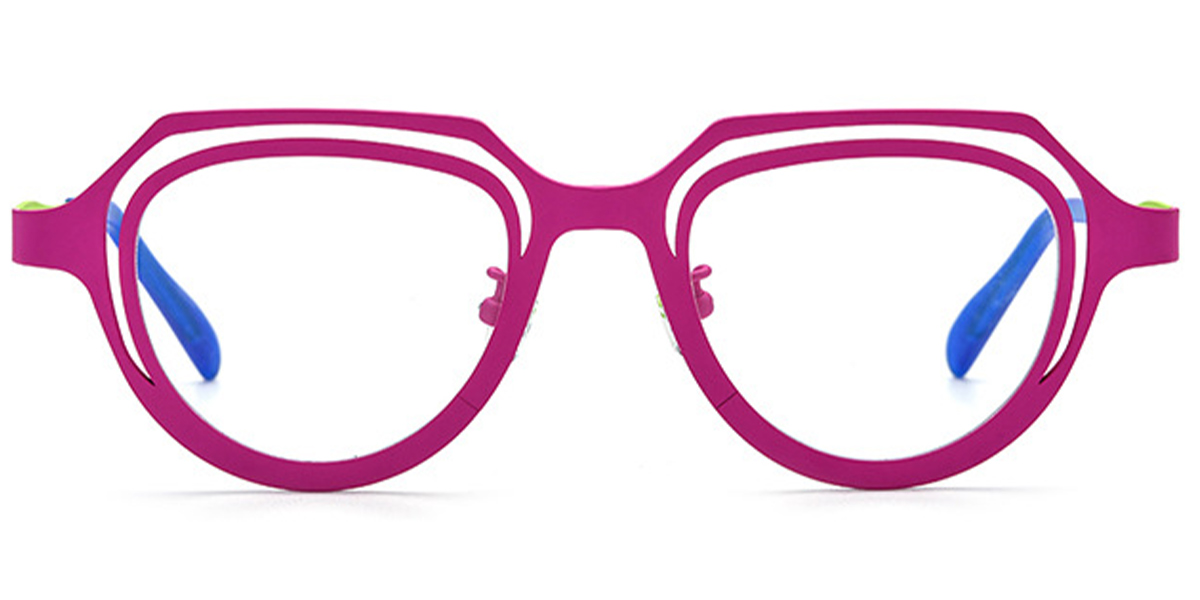 Titanium Geometric Frame pink