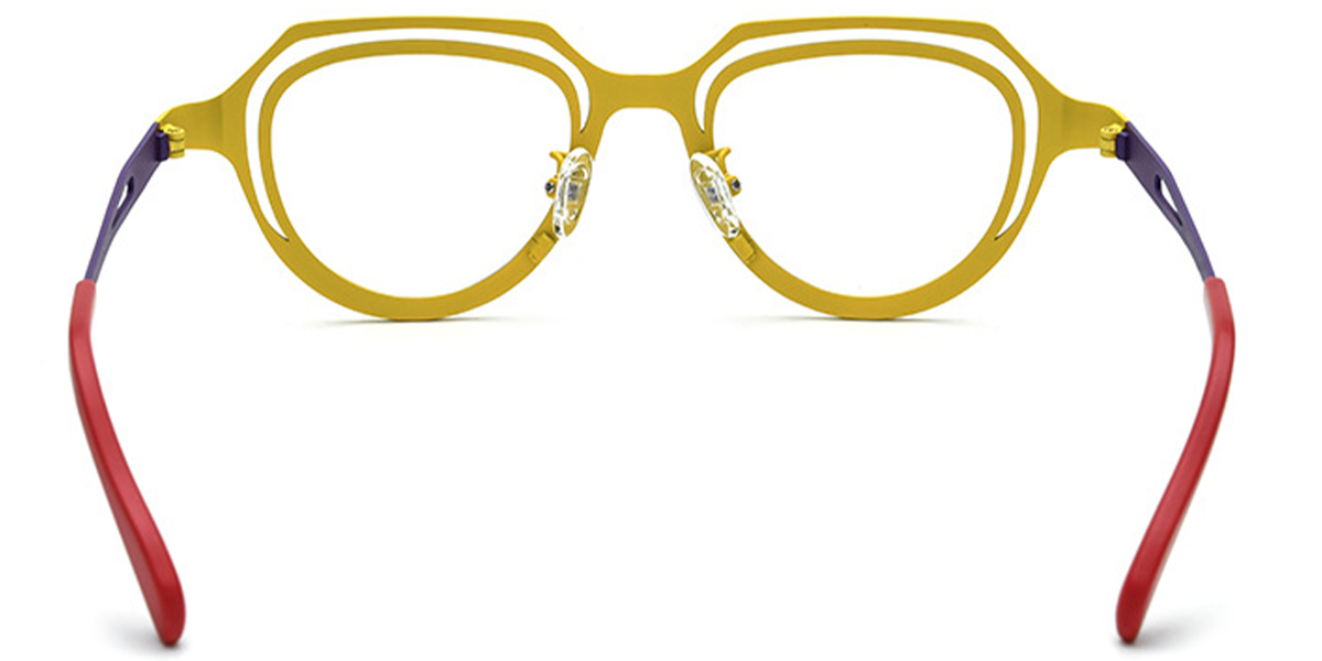 Titanium Geometric Frame yellow