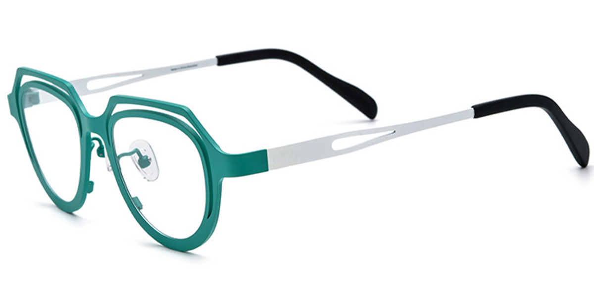 Titanium Geometric Frame green