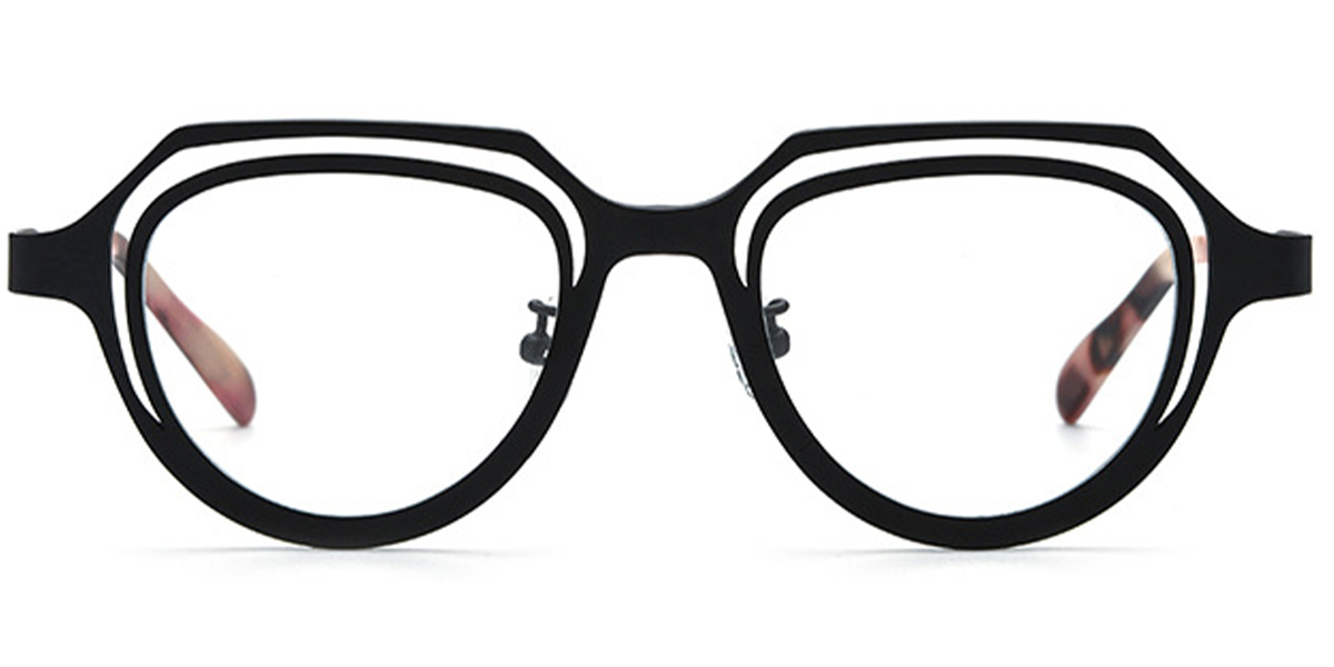 Titanium Geometric Frame black