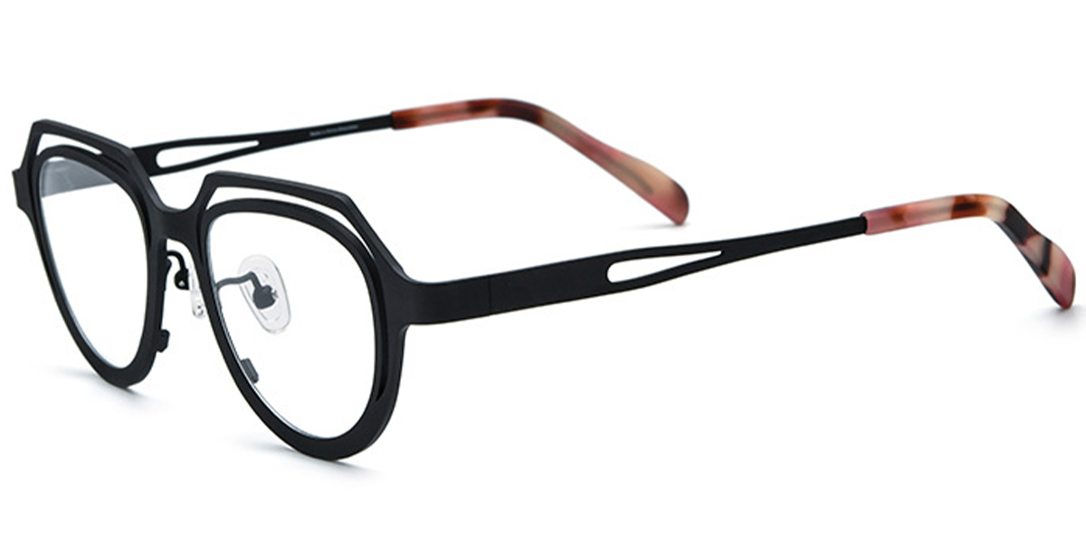 Titanium Geometric Frame black