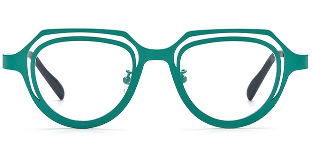 Titanium Geometric Frame green