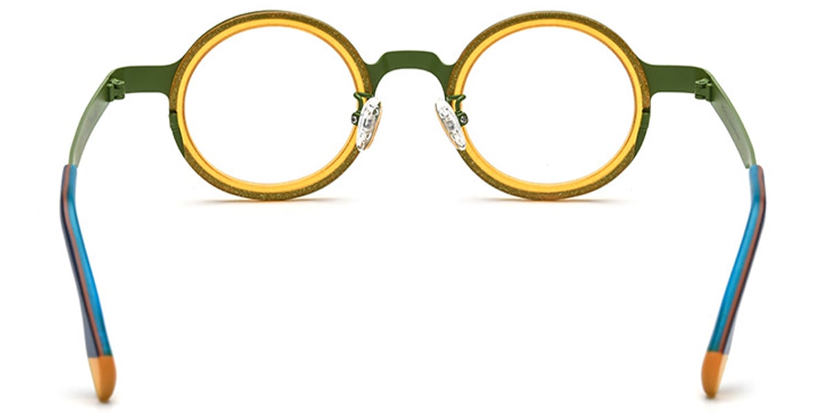 Titanium Round Frame translucent-yellow