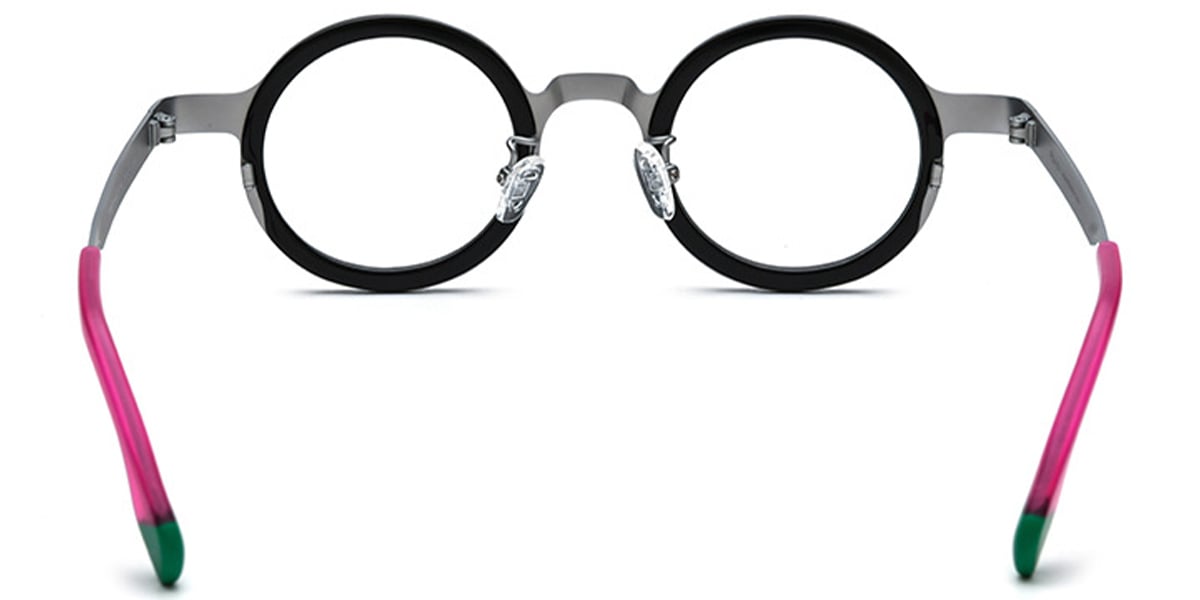 Titanium Round Frame black