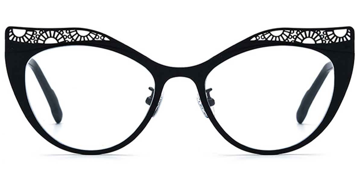 Titanium Cat Eye Frame black