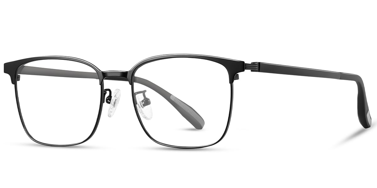 Titanium Square Frame black