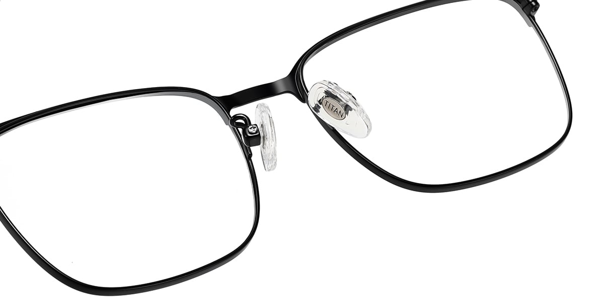 Titanium Square Frame black