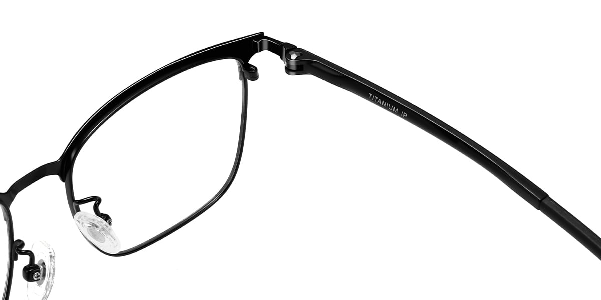 Titanium Square Frame black