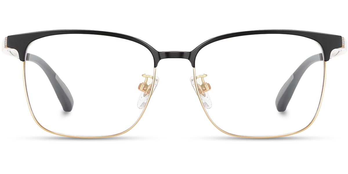 Titanium Square Frame gold