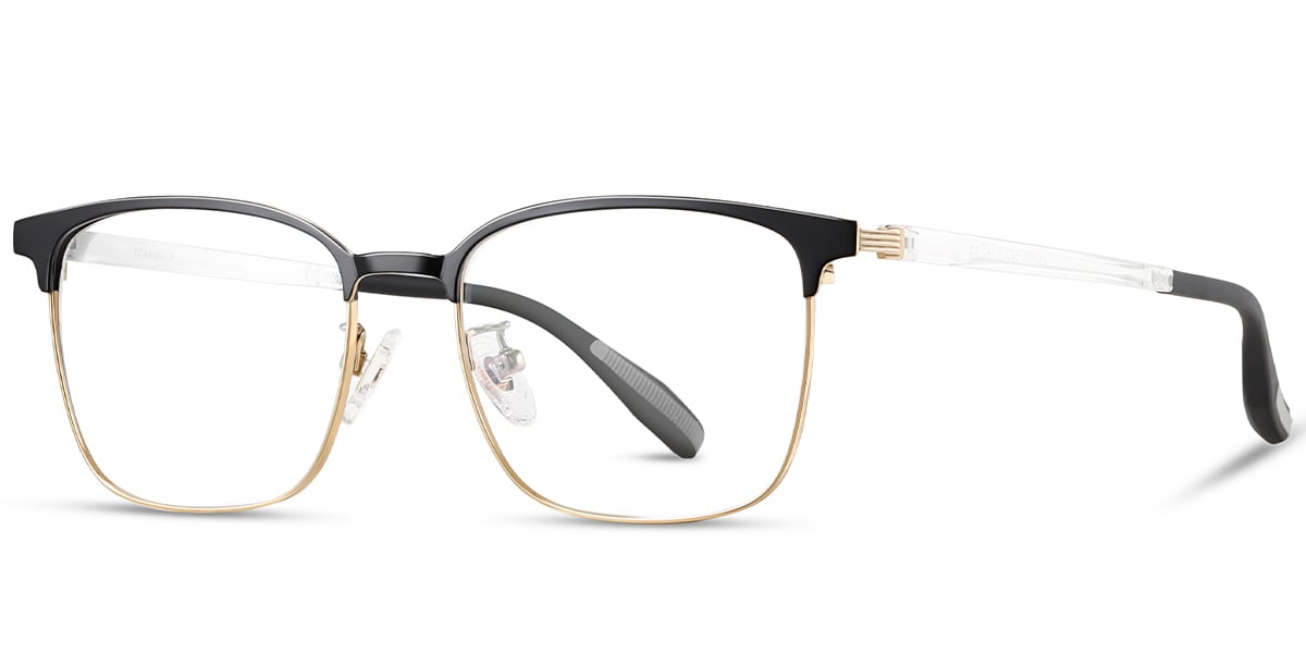 Titanium Square Frame gold