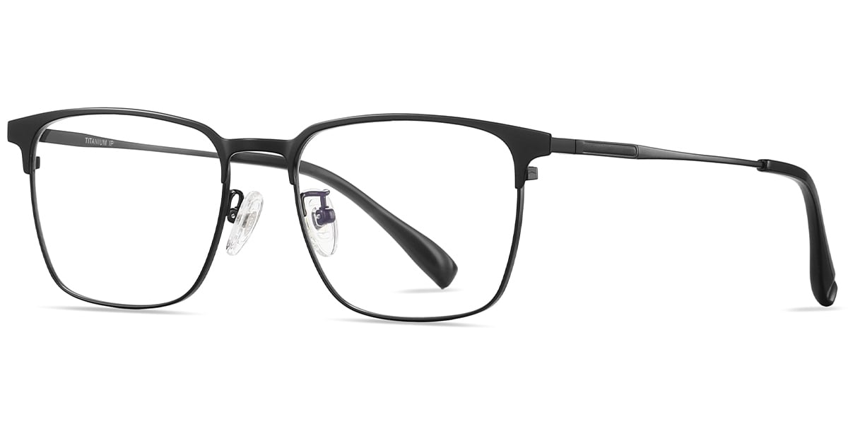 Titanium Square Frame black