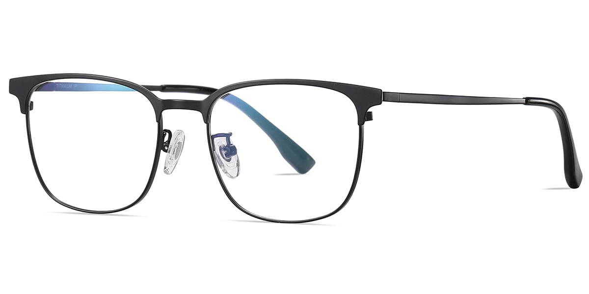 Titanium Square Frame black