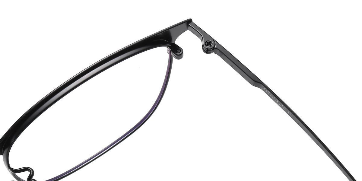 Titanium Square Frame black